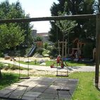 04-die Schaukel wurde wiederverwendet Kindergarten Eresing, Planung Christian Grote Landschaftsarchitekt gründesign